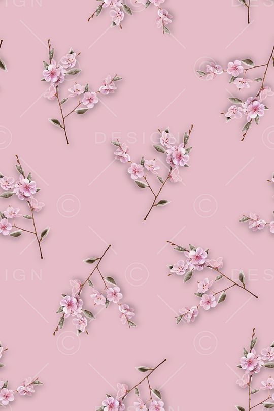 时尚3D梅花数码印花印花华亿平台图片