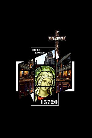 欧式教堂印花华亿平台图片