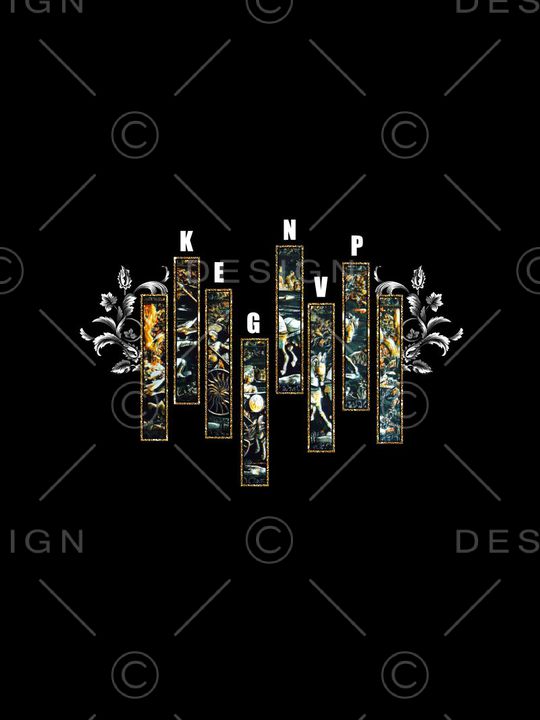 复古相框印花华亿平台图片