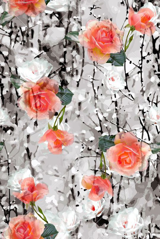 玫瑰印花华亿平台图片