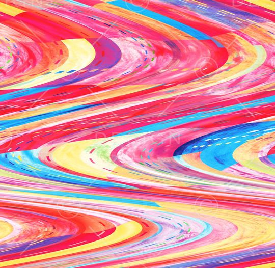 波浪印花华亿平台图片