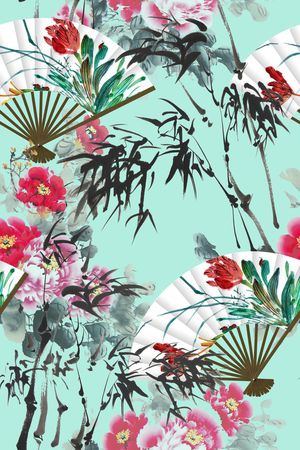 竹印花华亿平台图片