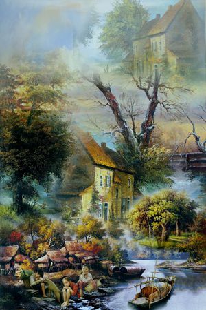 流行时尚印花华亿平台图片