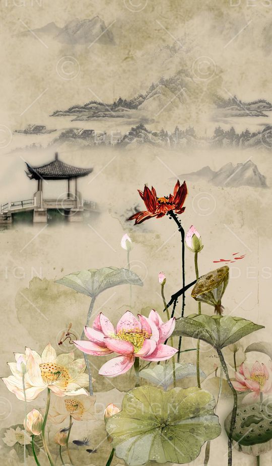 风景印花华亿平台图片