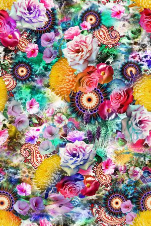 流行时尚印花华亿平台图片