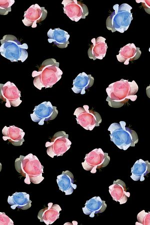 玫瑰印花华亿平台图片