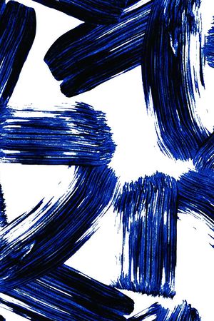 水墨油画笔触印花华亿平台图片