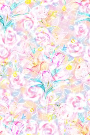 时尚潮流清爽女装裙子丝巾数码印花印花华亿平台图片