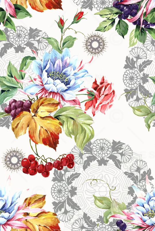 花朵印花华亿平台图片