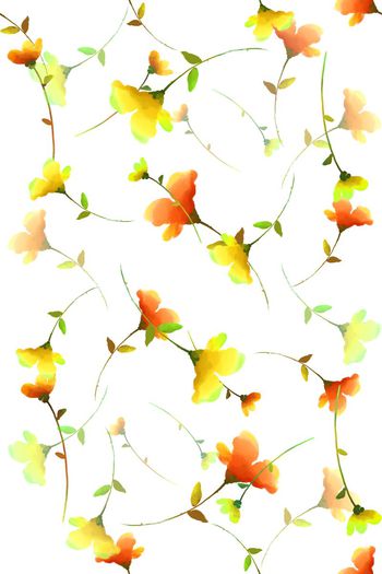 633511-水彩花卉啊