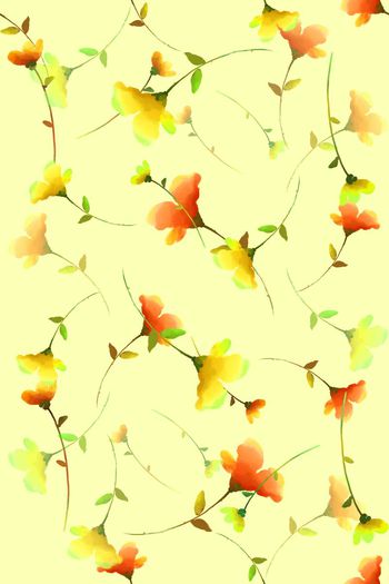 633513-水彩花卉啊３