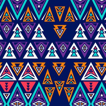 633522-部落几何波普蓝