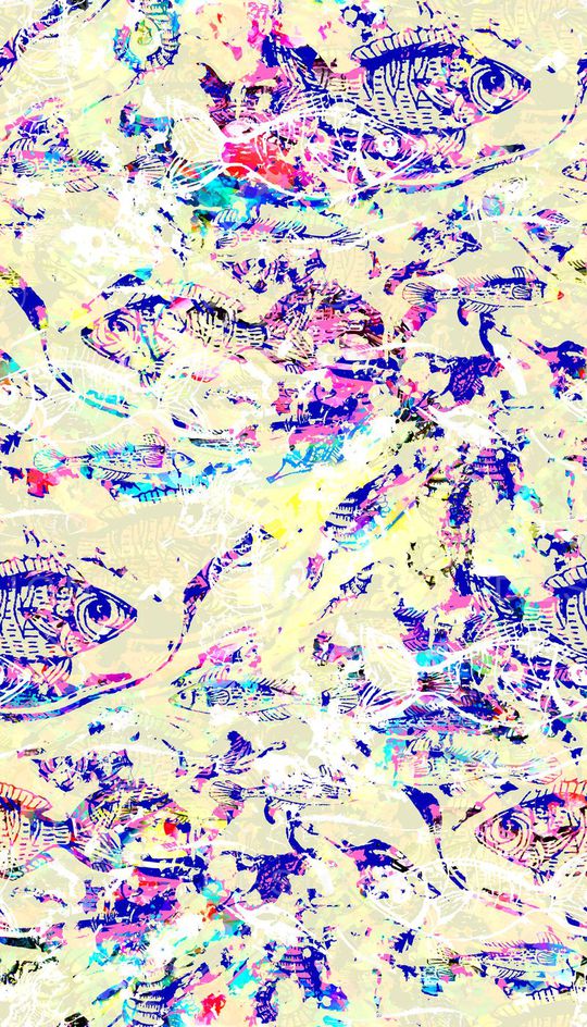 抽象印花华亿平台图片