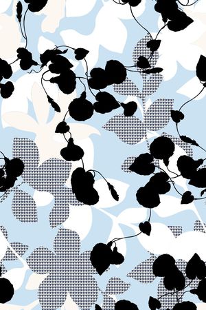 小方块印花华亿平台图片