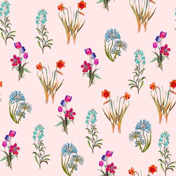 633582-三色堇百合花卉粉