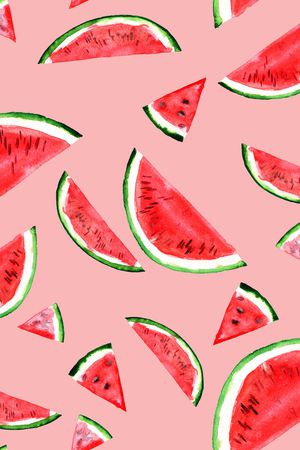 西瓜印花华亿平台图片