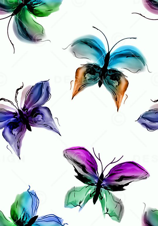 水墨印花华亿平台图片