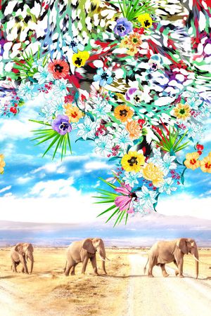 大象印花华亿平台图片