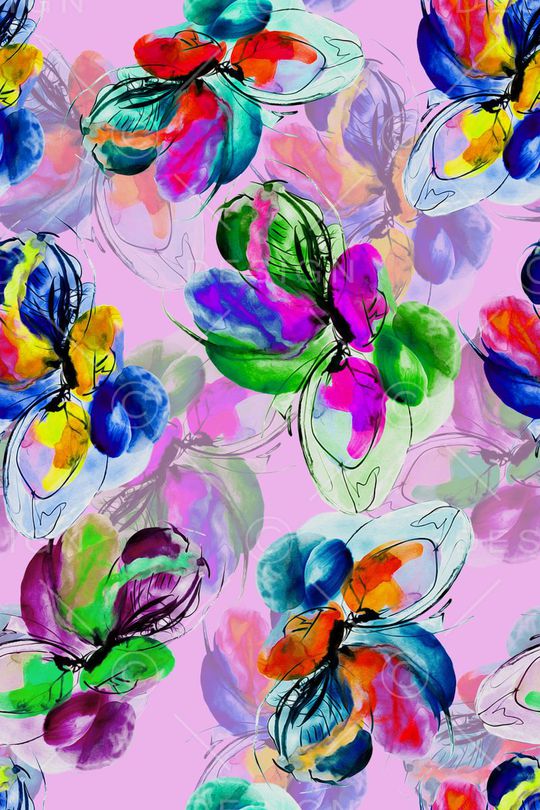 手绘印花华亿平台图片