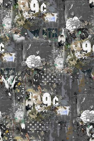 抽象印花华亿平台图片