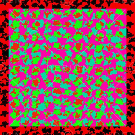 乱花印花华亿平台图片