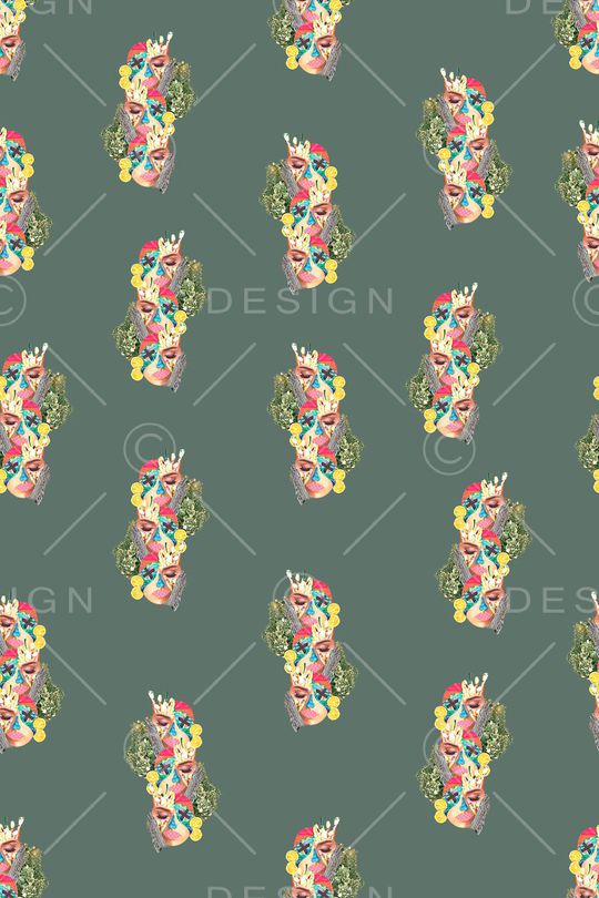 流行时尚印花华亿平台图片