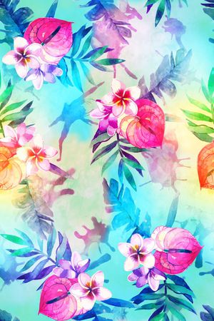 红掌印花华亿平台图片