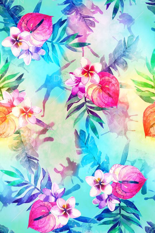 红掌印花华亿平台图片