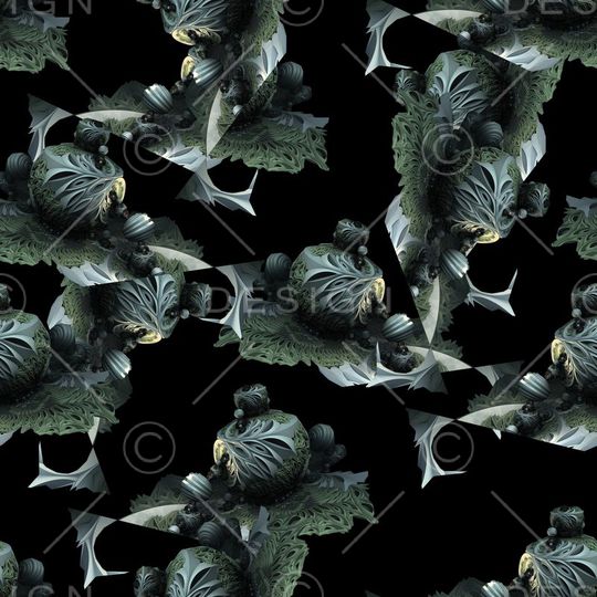 未来主义印花华亿平台图片