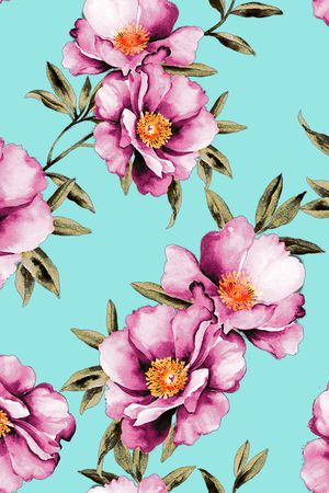 玉兰花印花华亿平台图片