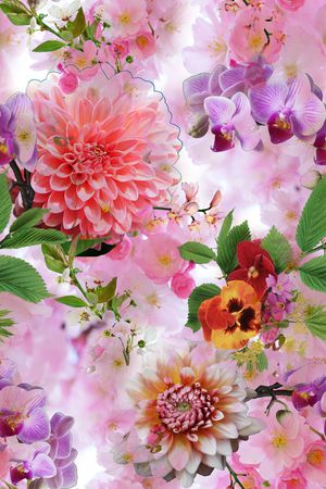 花朵印花华亿平台图片