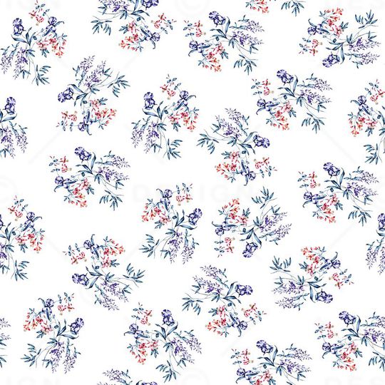 小碎花印花华亿平台图片