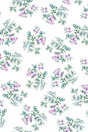 小碎花印花华亿平台图片