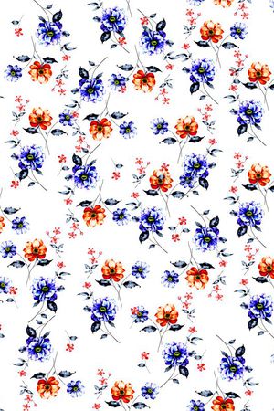 小碎花印花华亿平台图片