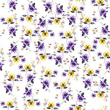 634269-蓝红小碎花花卉黄