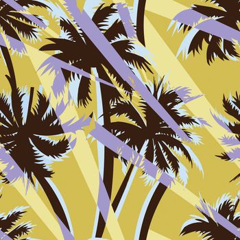 热带风情印花华亿平台图片