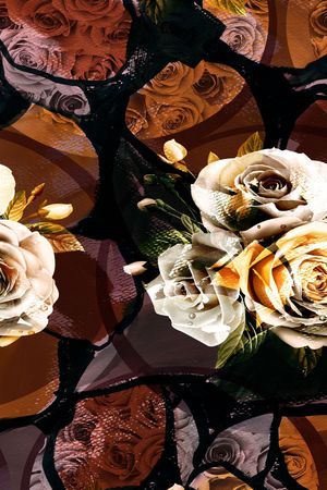 抽象彩图印花华亿平台图片