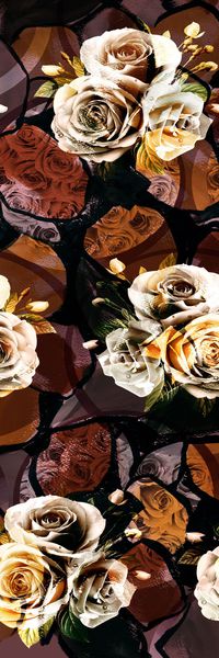 抽象彩图印花华亿平台图片