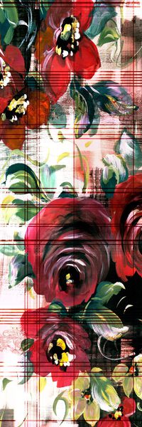 抽象彩图印花华亿平台图片