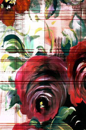 抽象彩图印花华亿平台图片