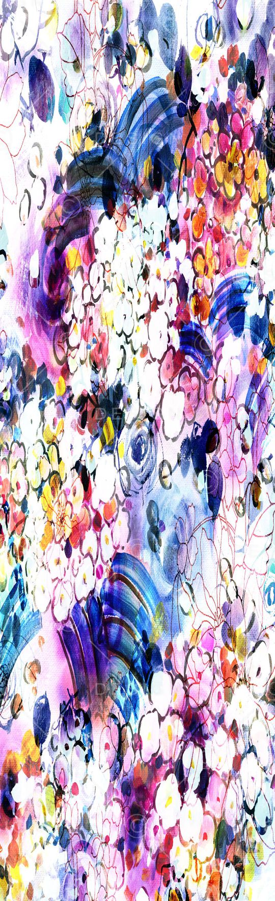 抽象彩图印花华亿平台图片