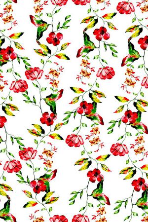 小碎花印花华亿平台图片