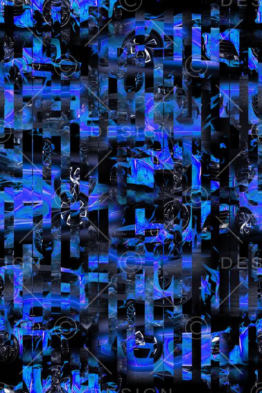 几何线条印花华亿平台图片