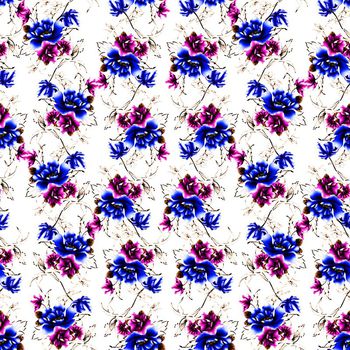 玫瑰印花华亿平台图片