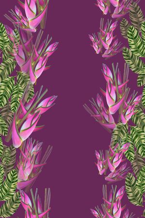 叶子组合印花华亿平台图片