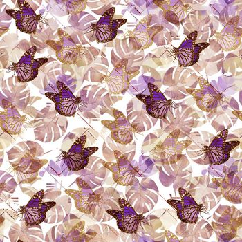 634388-复古叶子蝴蝶4