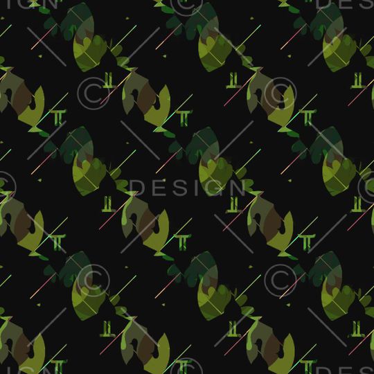 迷彩风格印花华亿平台图片