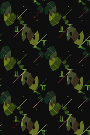 迷彩风格印花华亿平台图片