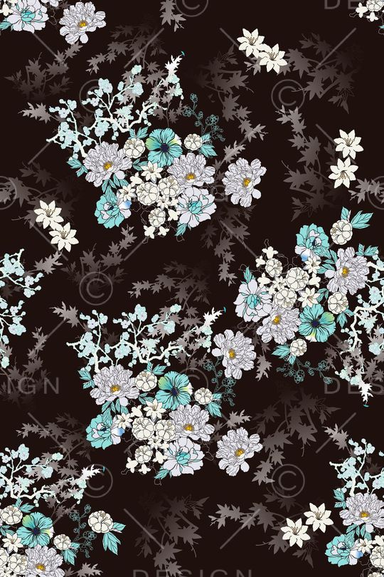 花朵印花华亿平台图片