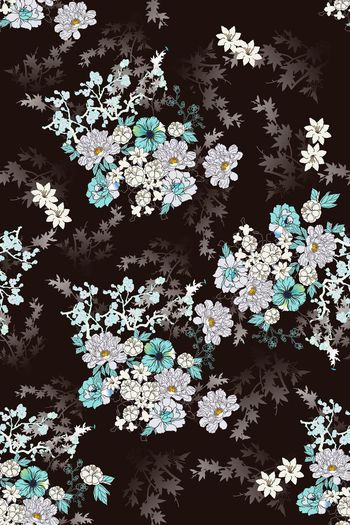 634392-黑底花卉碎花1
